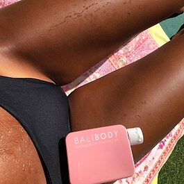 Huile de bronzage à l'huile de pastèque SPF6
